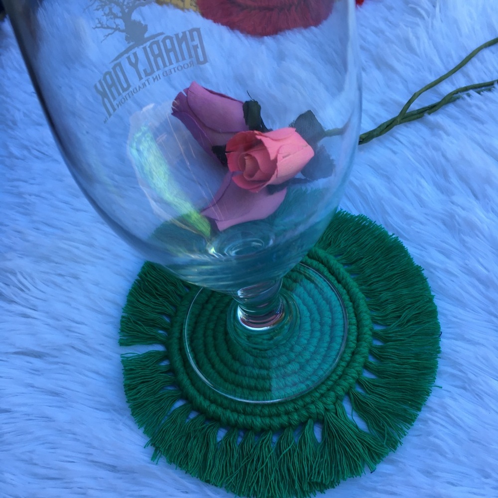 4PCS Macramé Coaster For Drink 🍹 Handmade - Picture 9 of 13